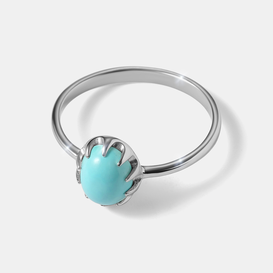 Серебряное кольцо с бирюзой