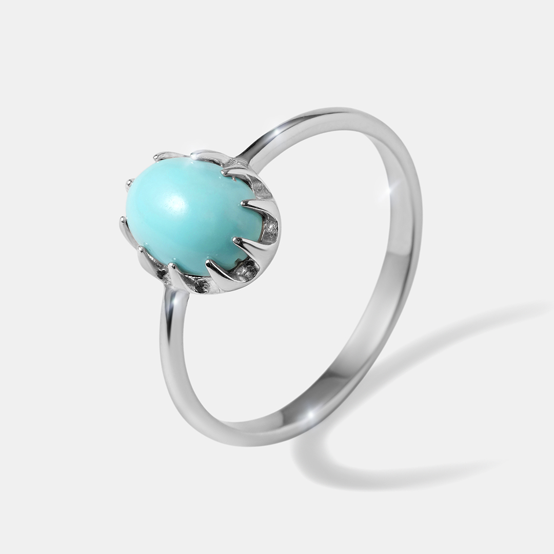 Серебряное кольцо с бирюзой