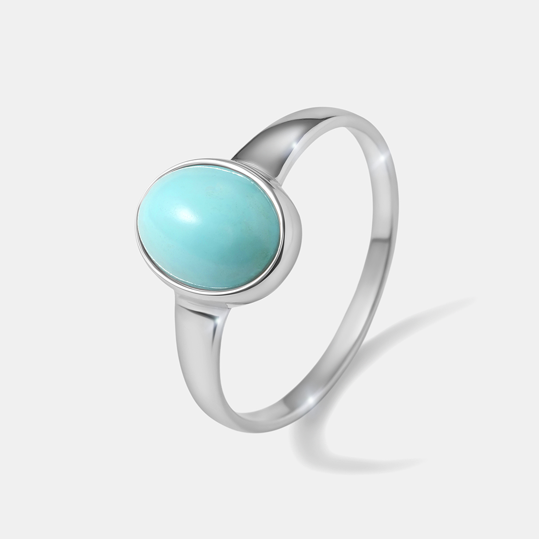 Серебряное кольцо с бирюзой