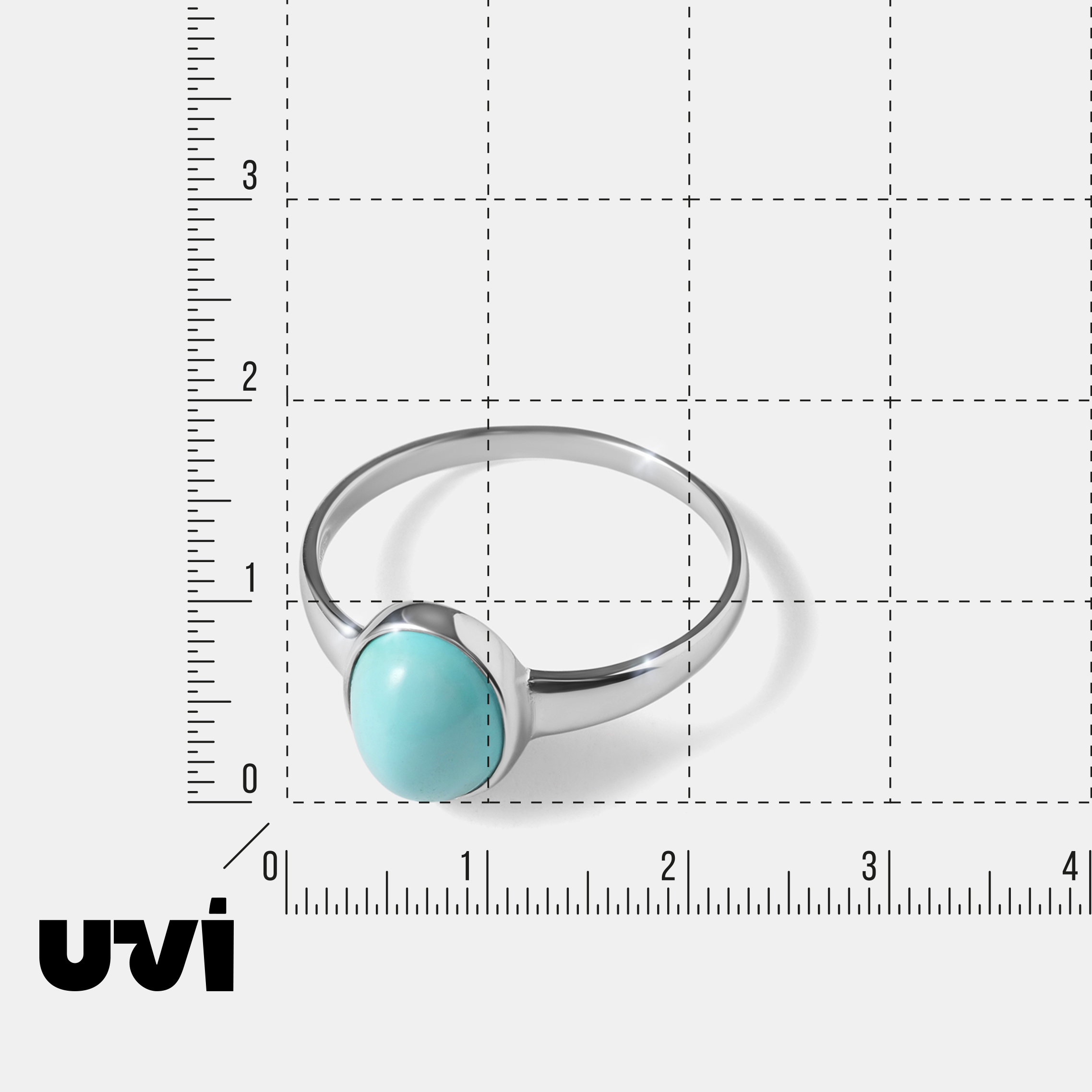 Серебряное кольцо с бирюзой