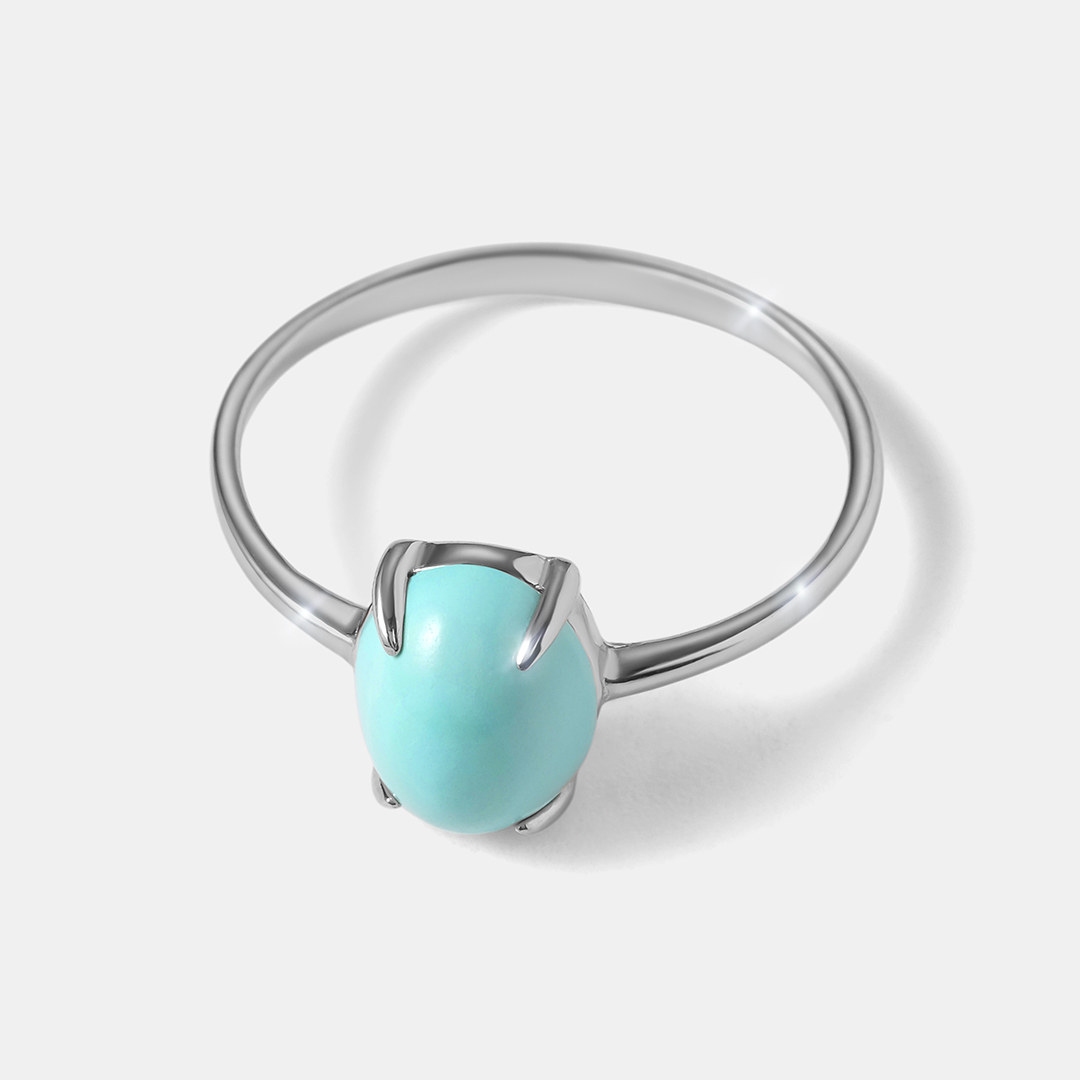 Серебряное кольцо с бирюзой
