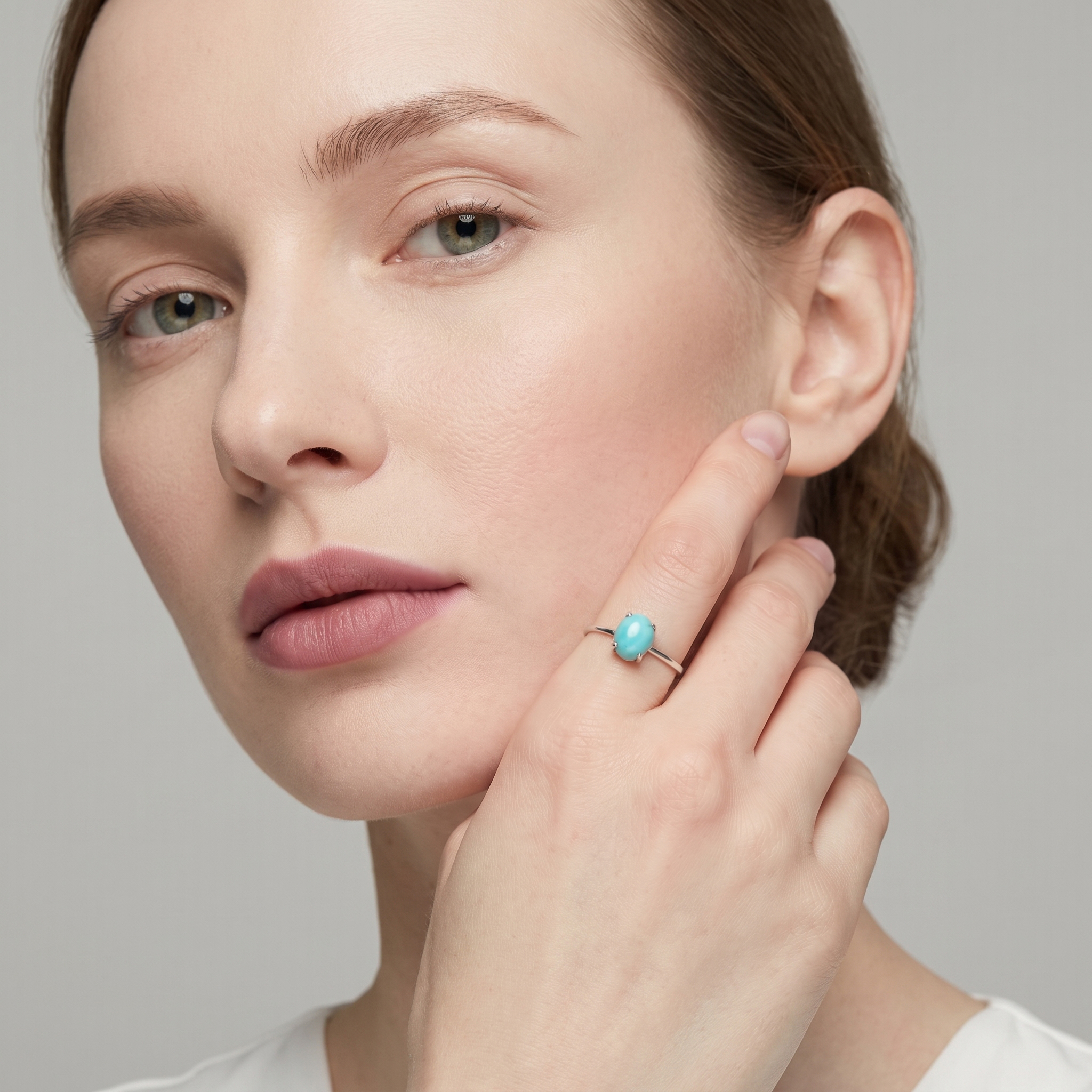 Серебряное кольцо с бирюзой