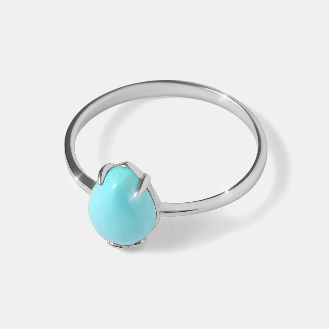 Серебряное кольцо с бирюзой