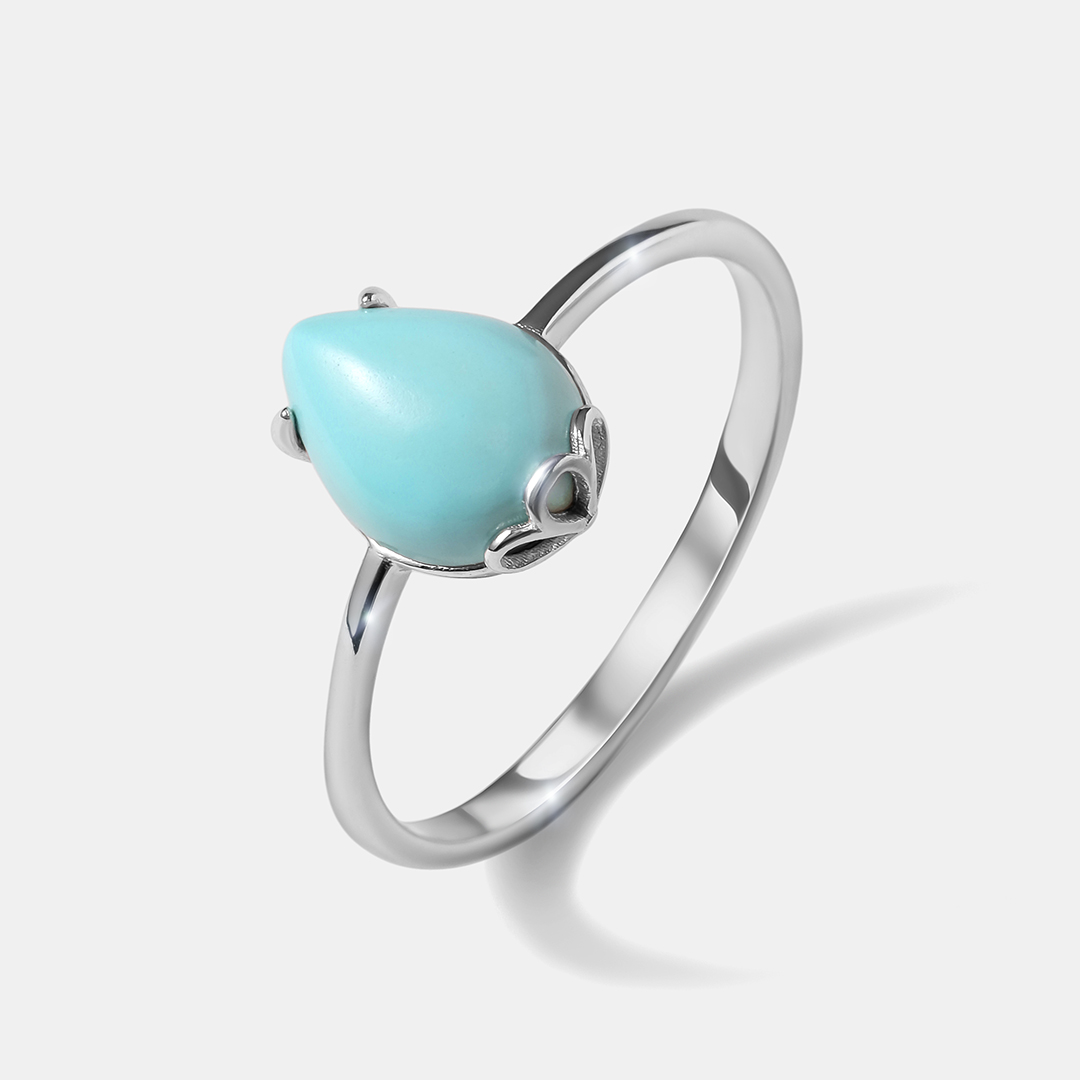 Серебряное кольцо с бирюзой