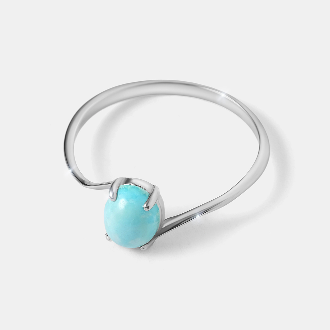 Серебряное кольцо с бирюзой