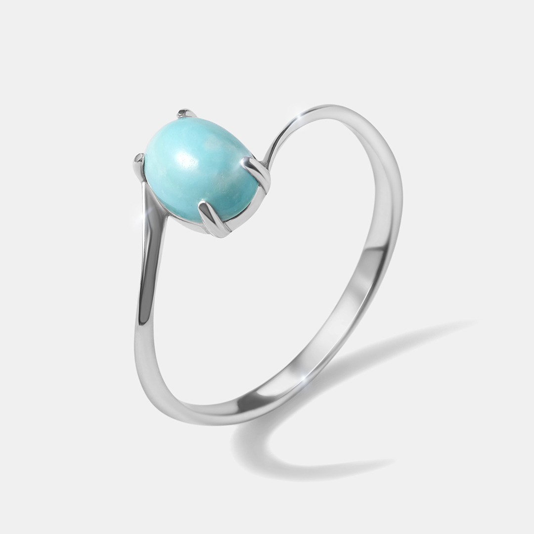 Серебряное кольцо с бирюзой
