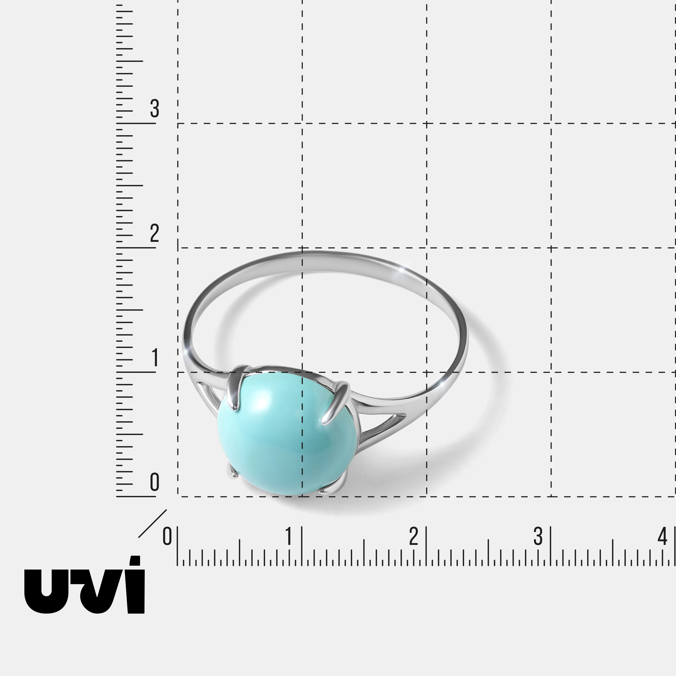 Серебряное кольцо с бирюзой