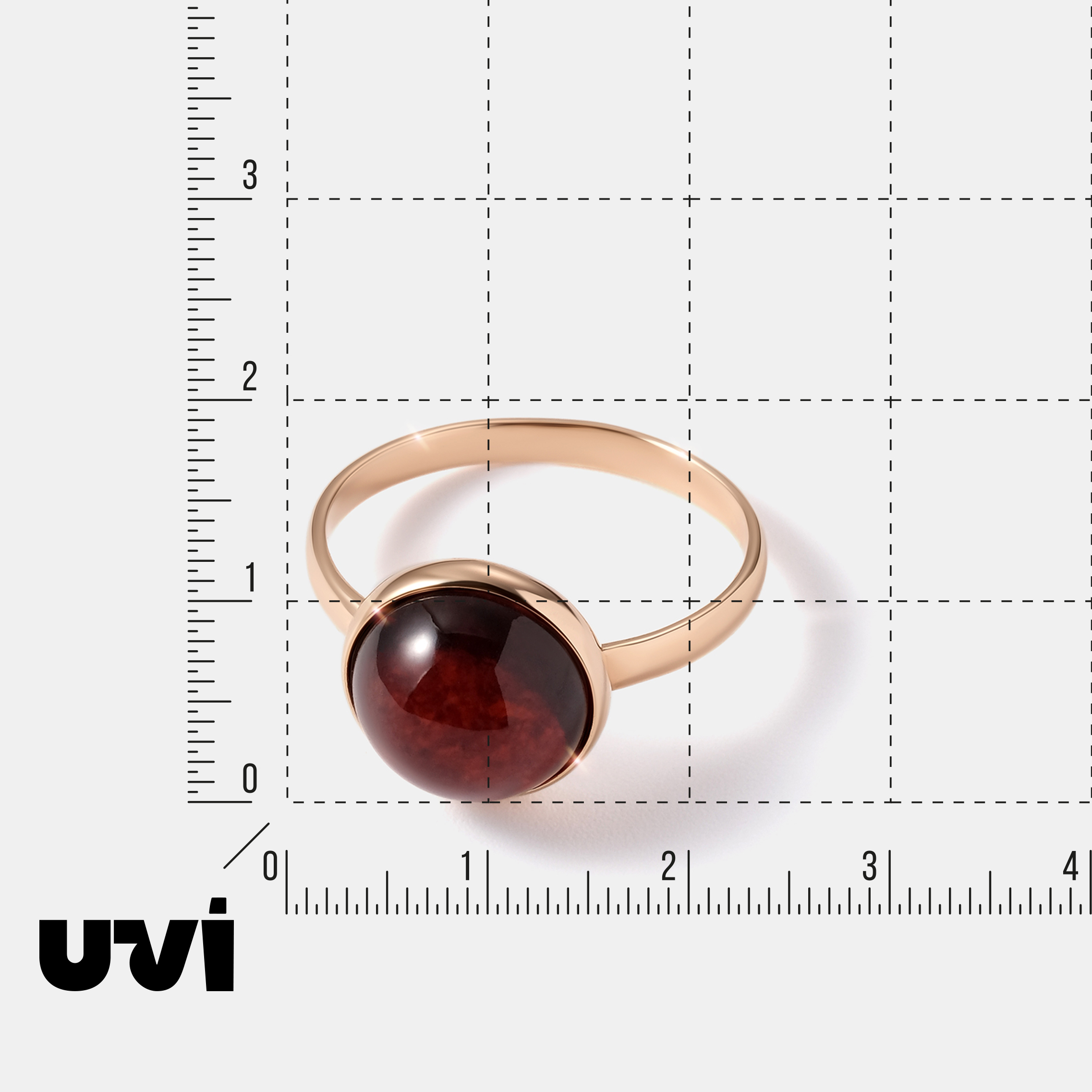 Серебряное кольцо с янтарем