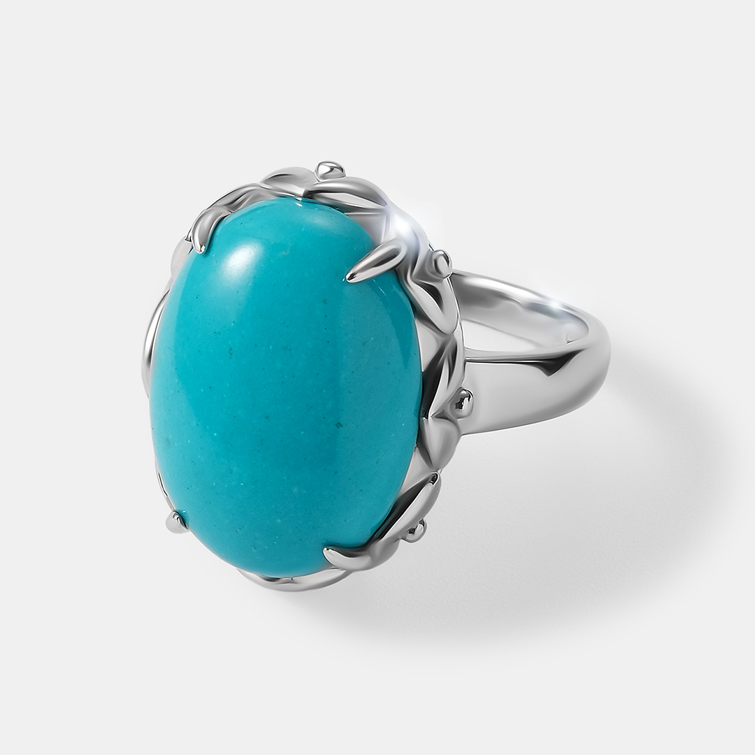 Серебряное кольцо с бирюзой
