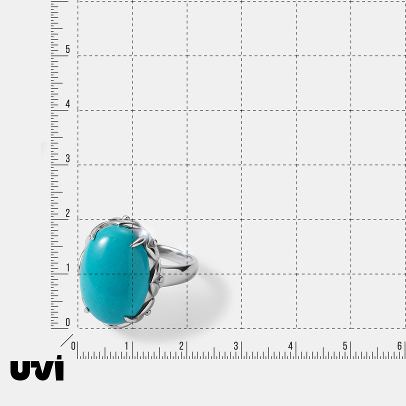 Серебряное кольцо с бирюзой
