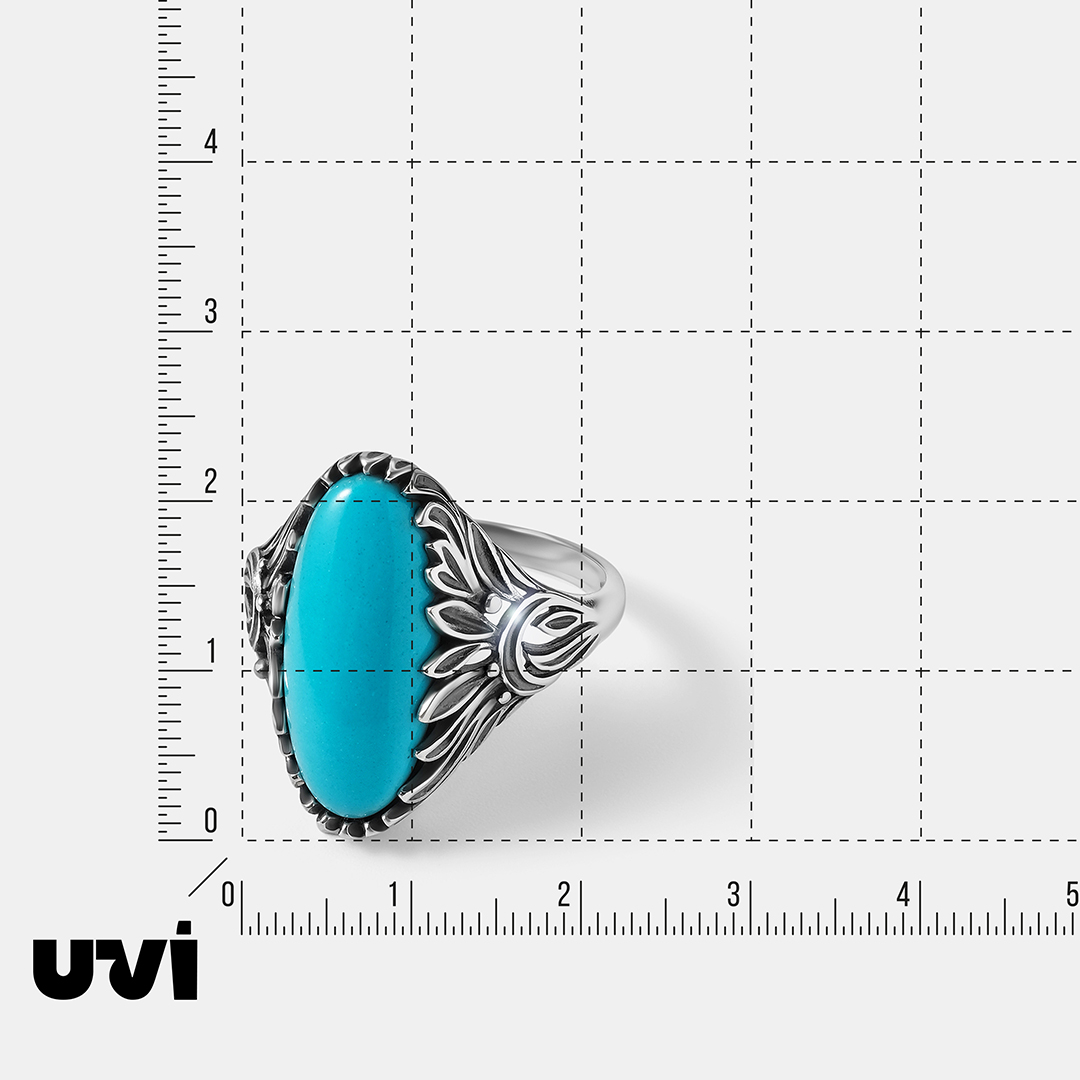 Серебряное кольцо с бирюзой