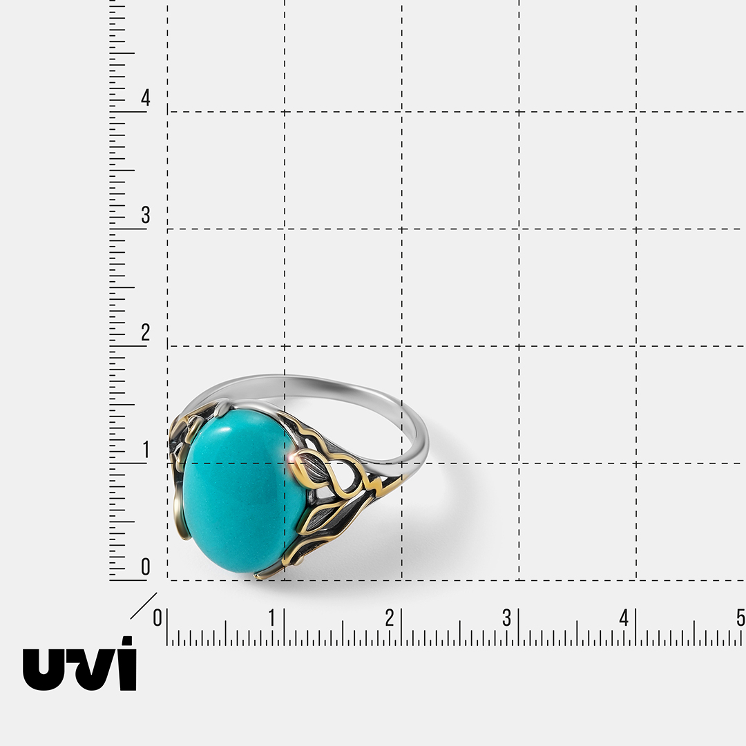 Серебряное кольцо с бирюзой