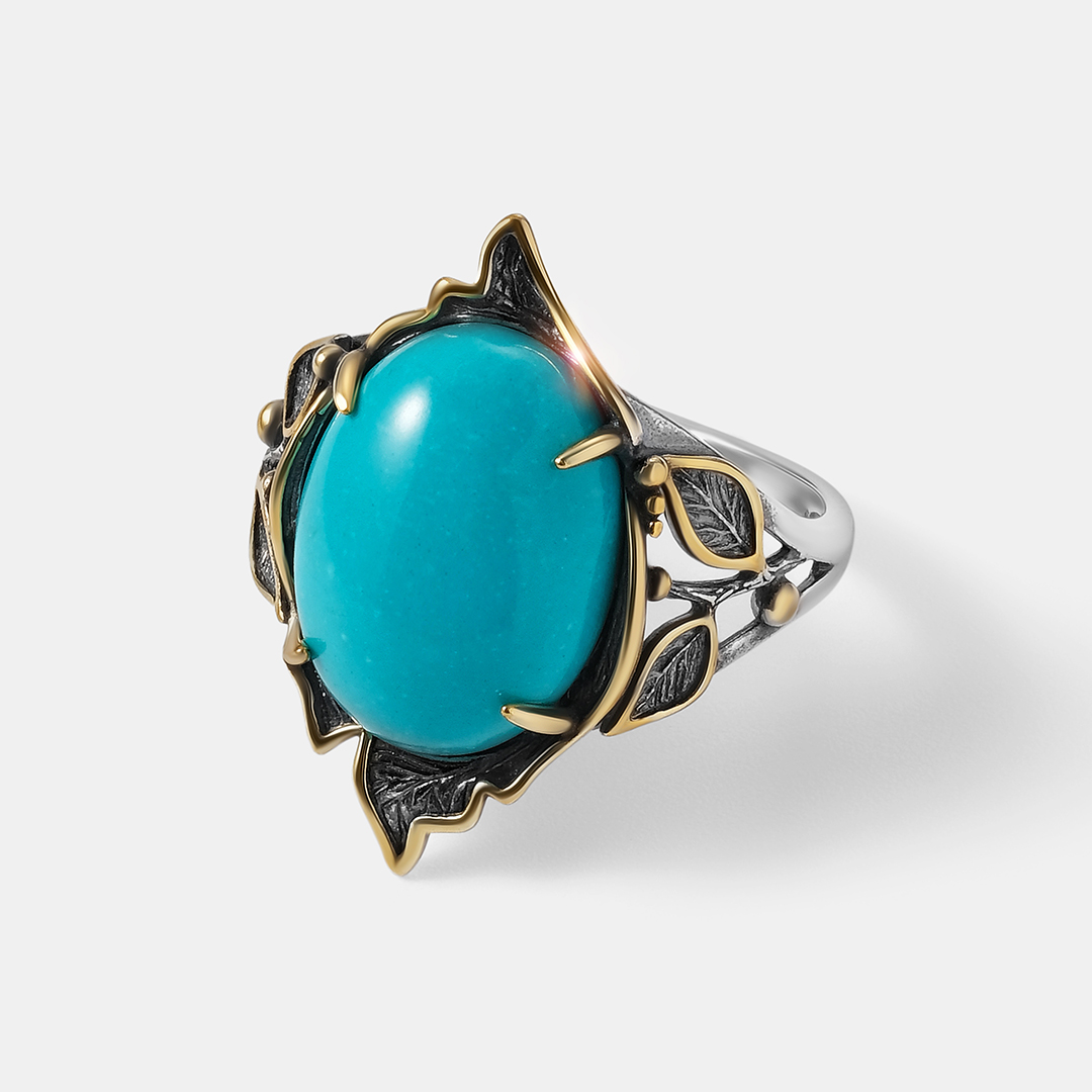 Серебряное кольцо с бирюзой