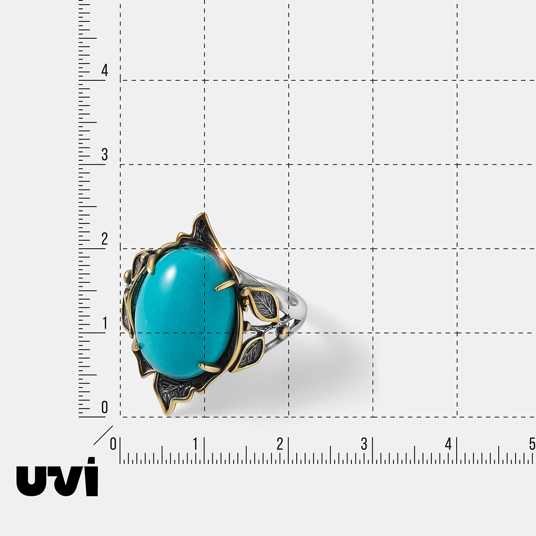 Серебряное кольцо с бирюзой