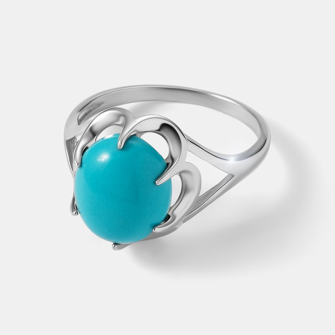 Серебряное кольцо с бирюзой