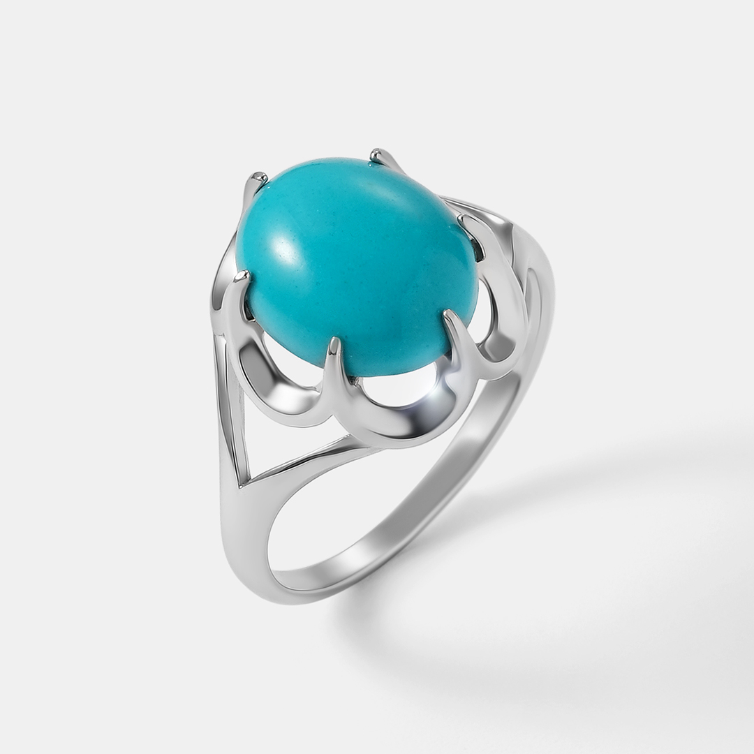 Серебряное кольцо с бирюзой