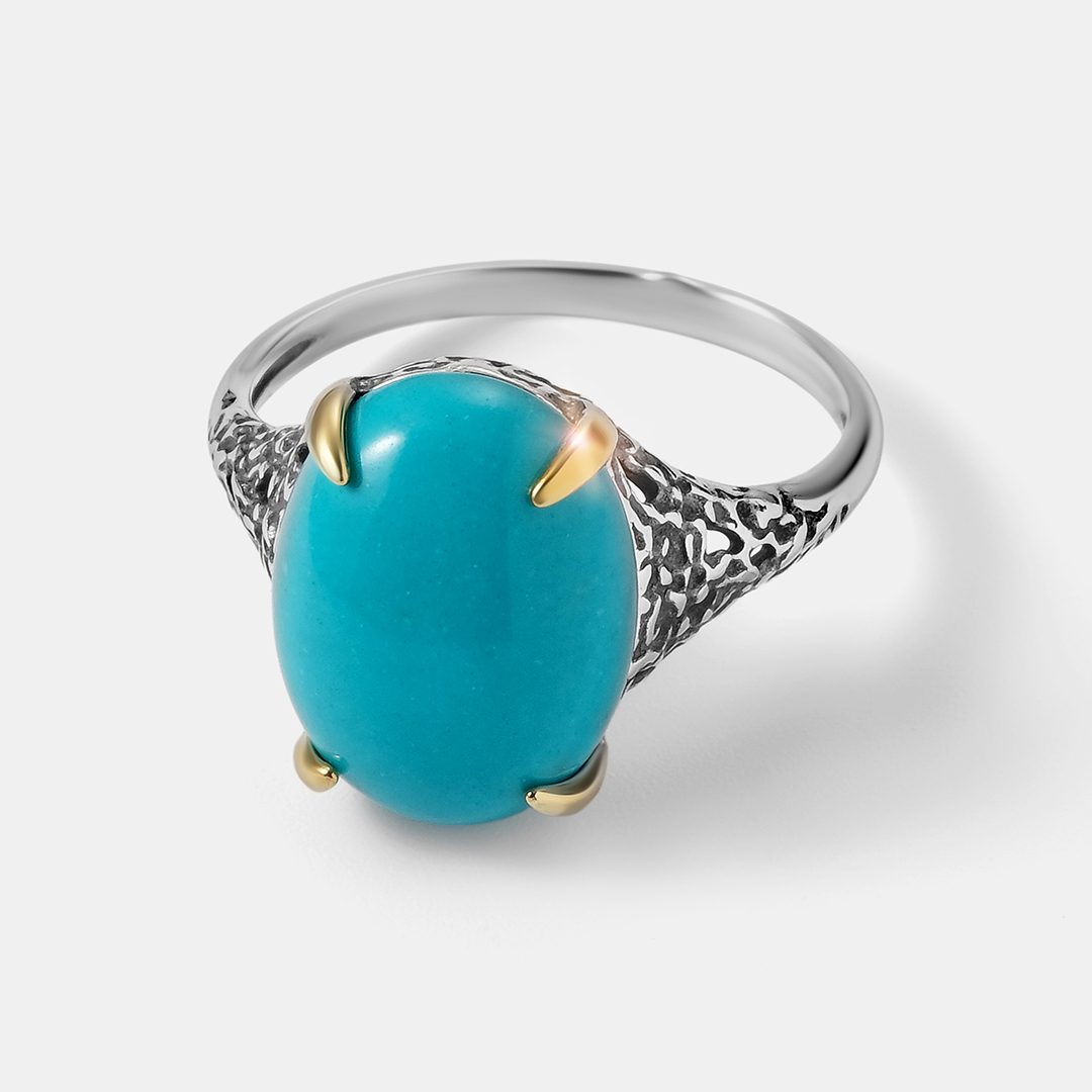 Серебряное кольцо с бирюзой