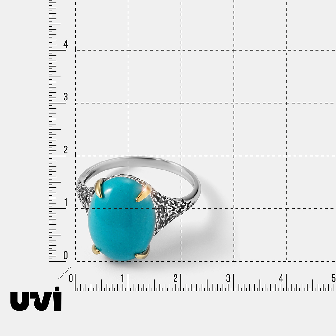 Серебряное кольцо с бирюзой