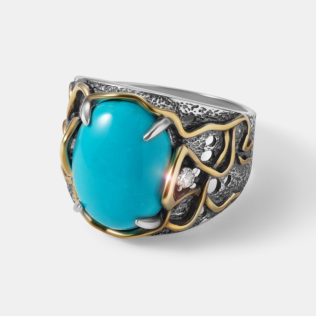 Серебряное кольцо с бирюзой