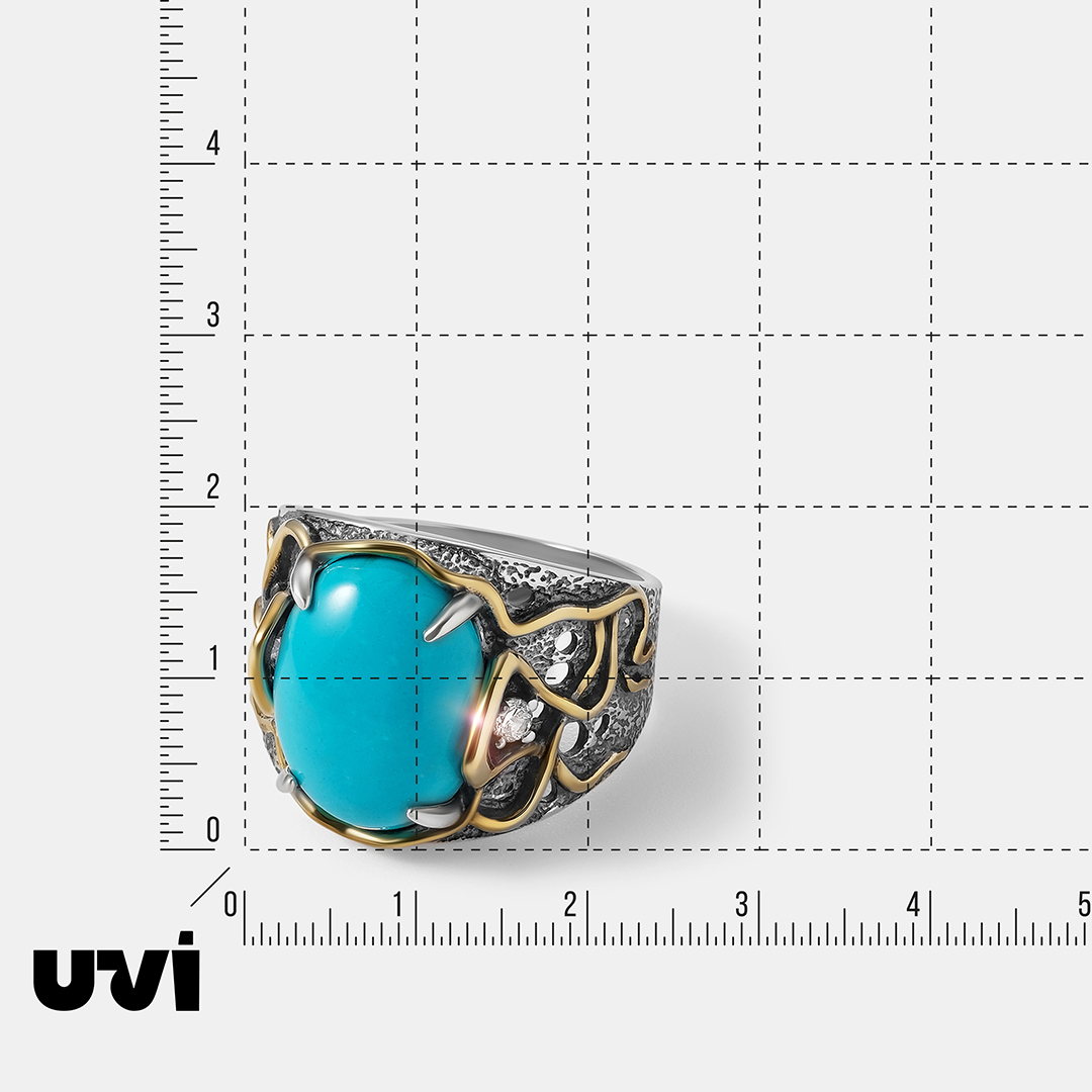 Серебряное кольцо с бирюзой