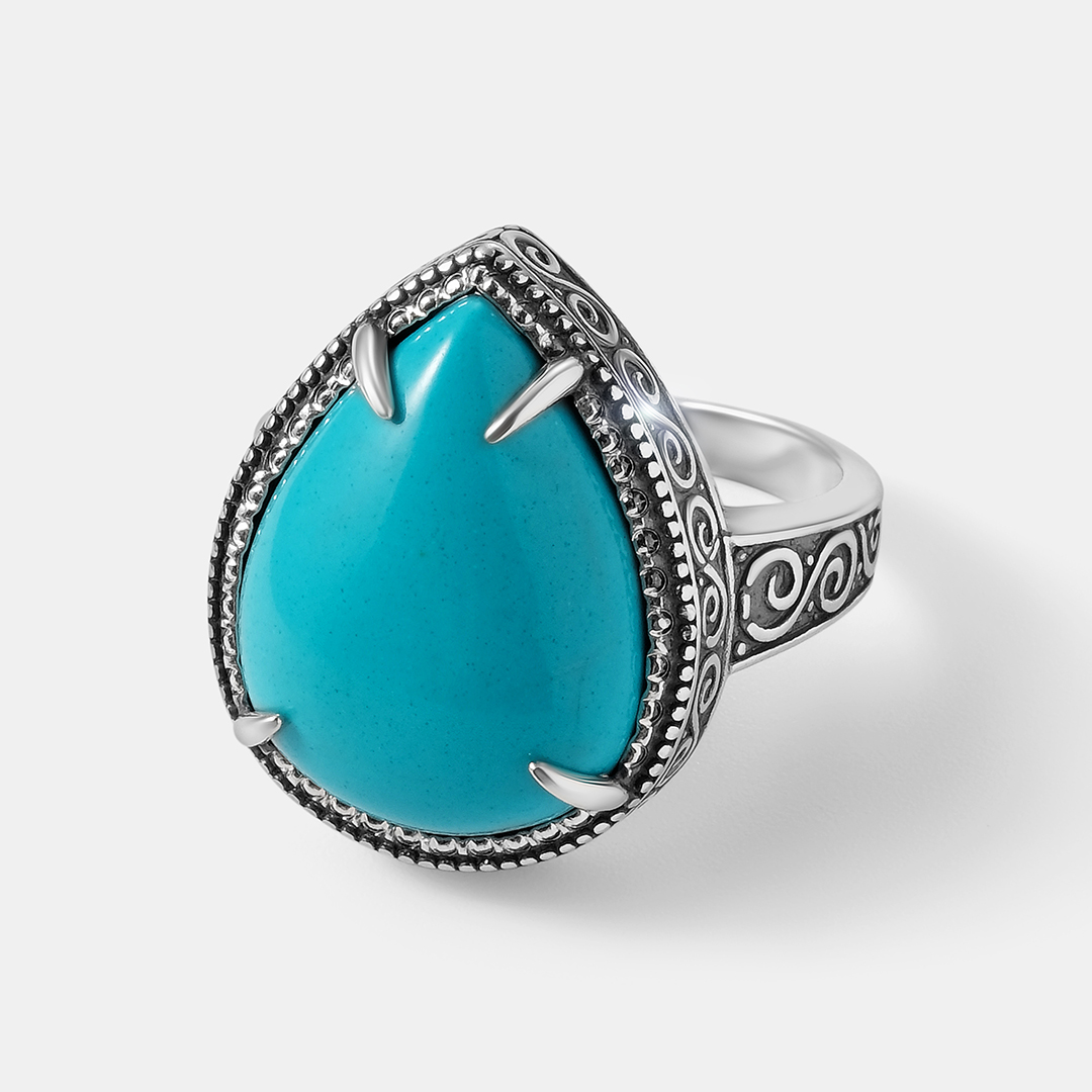 Серебряное кольцо с бирюзой