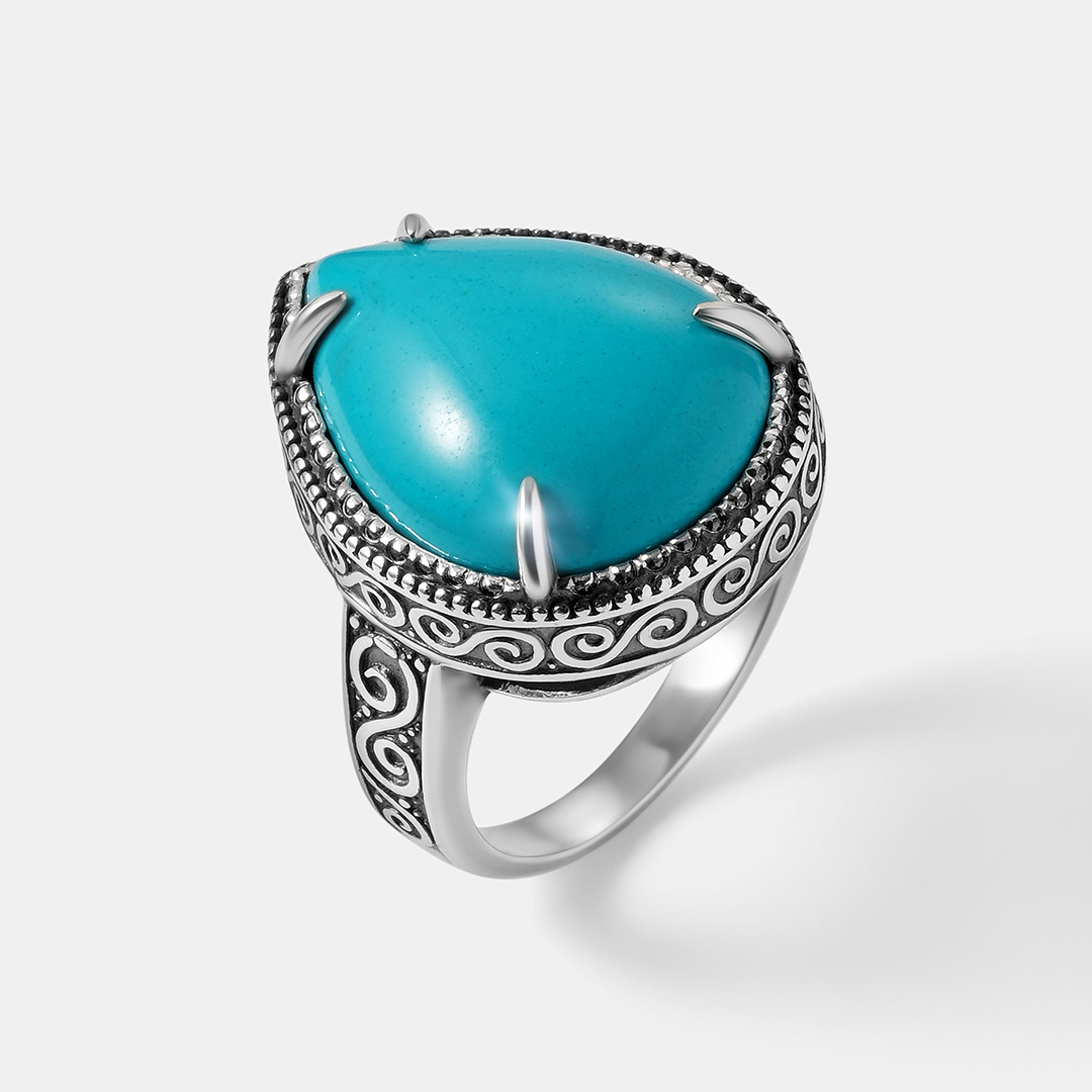 Серебряное кольцо с бирюзой