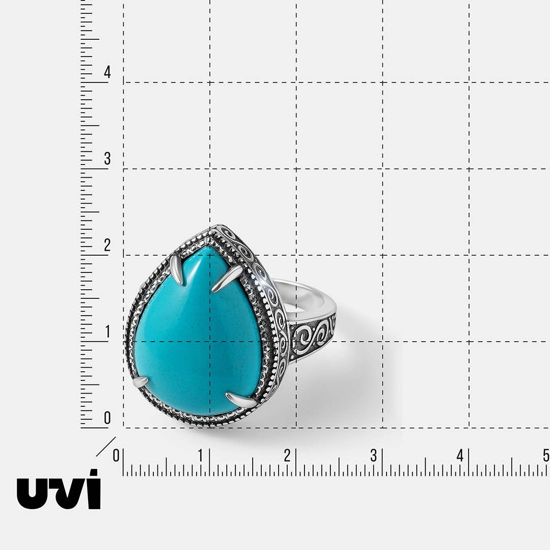 Серебряное кольцо с бирюзой
