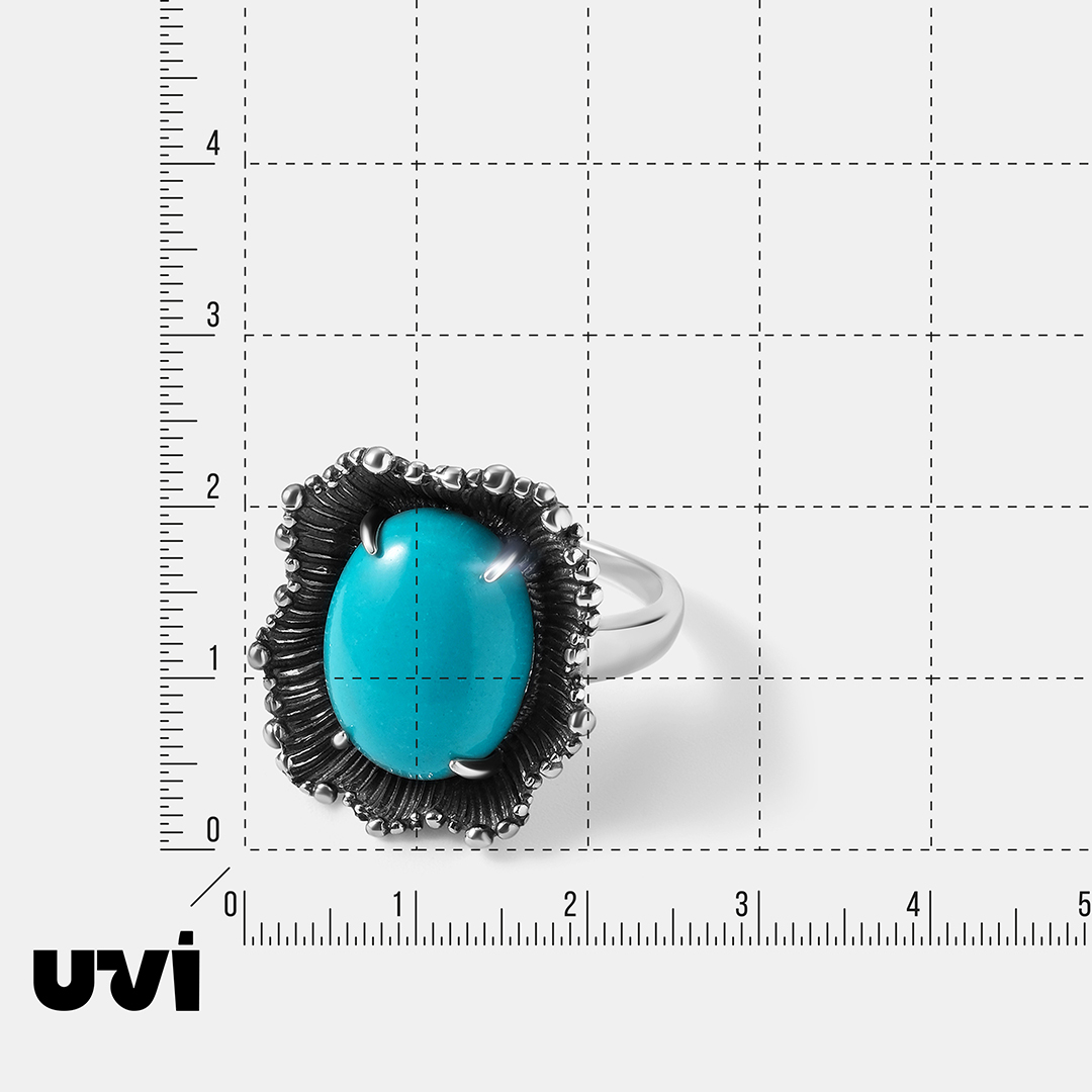 Серебряное кольцо с бирюзой