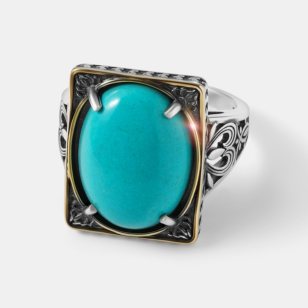 Серебряное кольцо с бирюзой