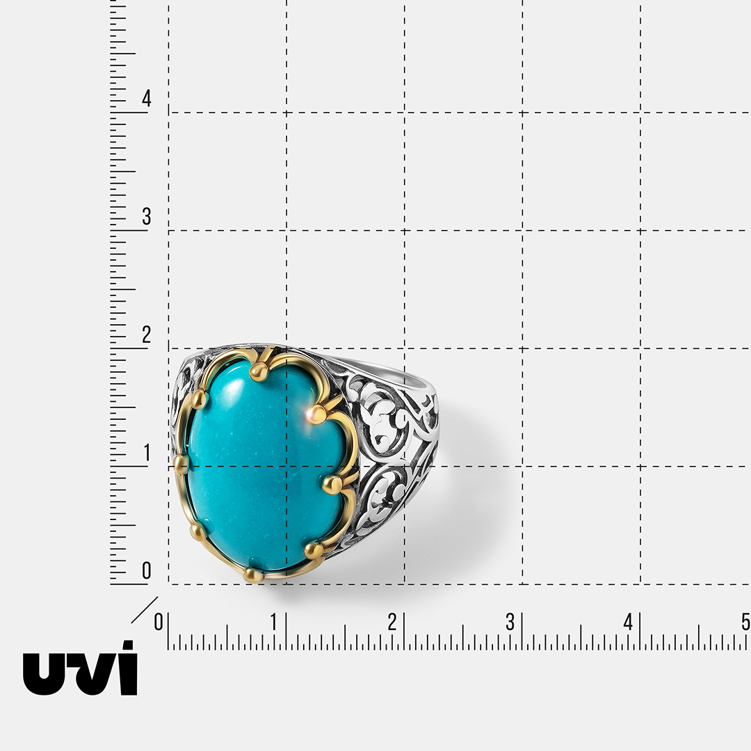 Серебряное кольцо с бирюзой