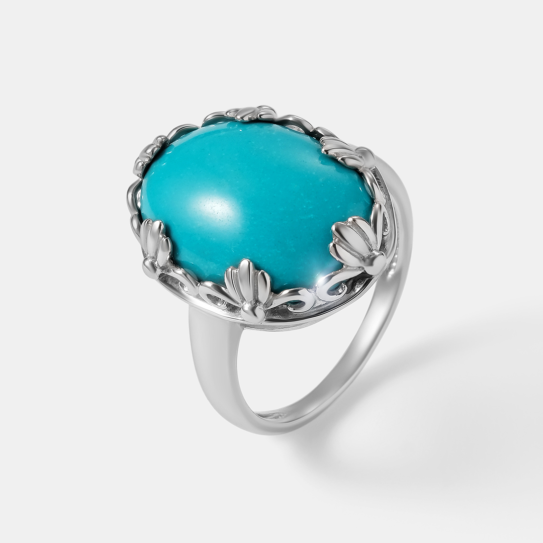 Серебряное кольцо с бирюзой