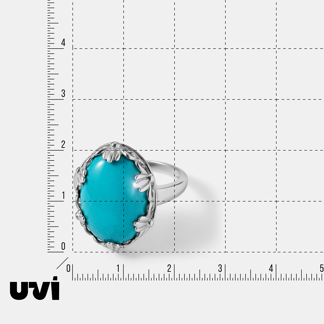 Серебряное кольцо с бирюзой