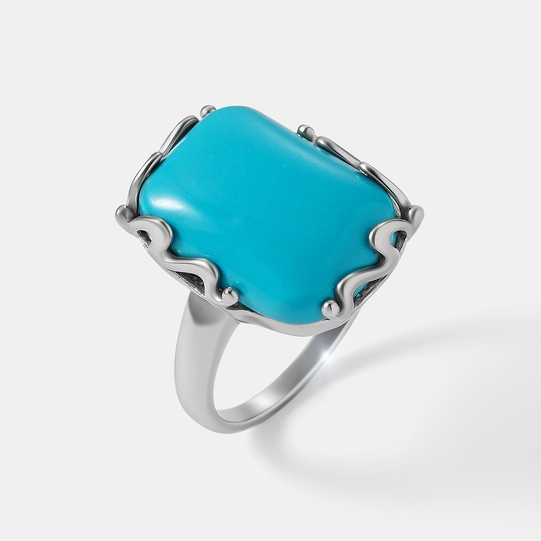 Серебряное кольцо с бирюзой