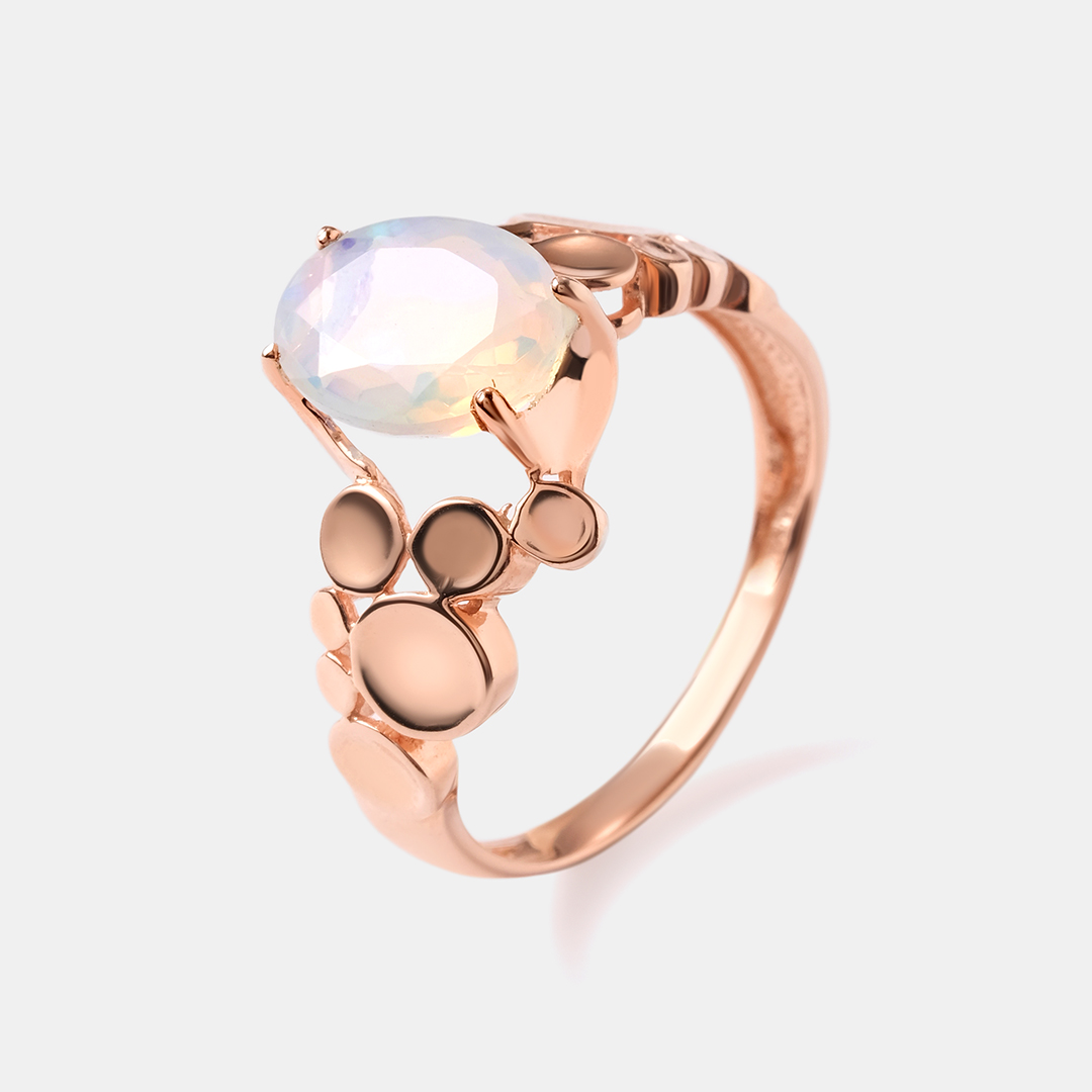 Серебряное кольцо с опалом
