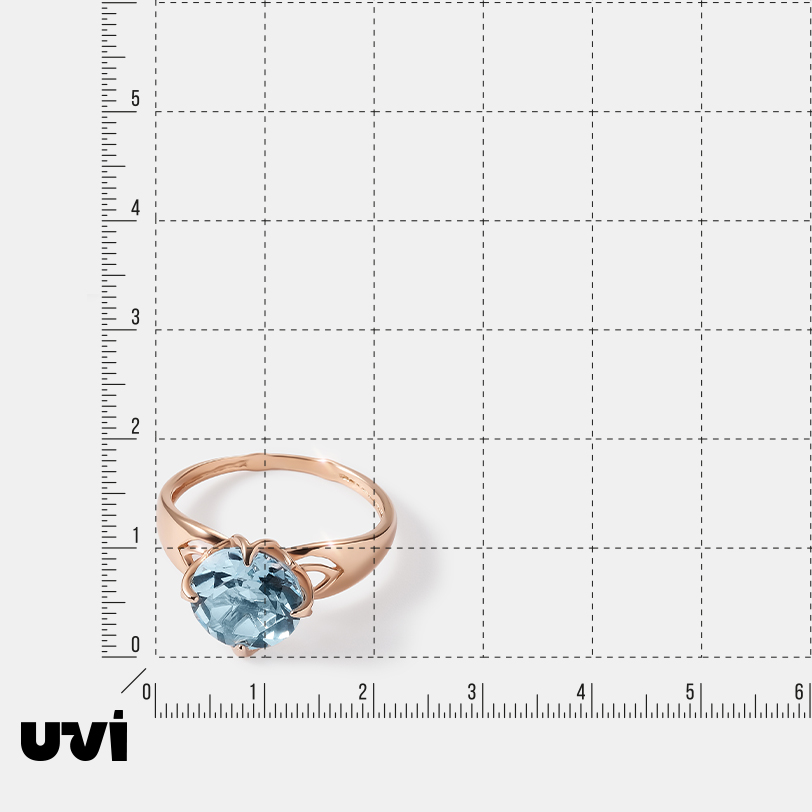 Серебряное кольцо с топазом