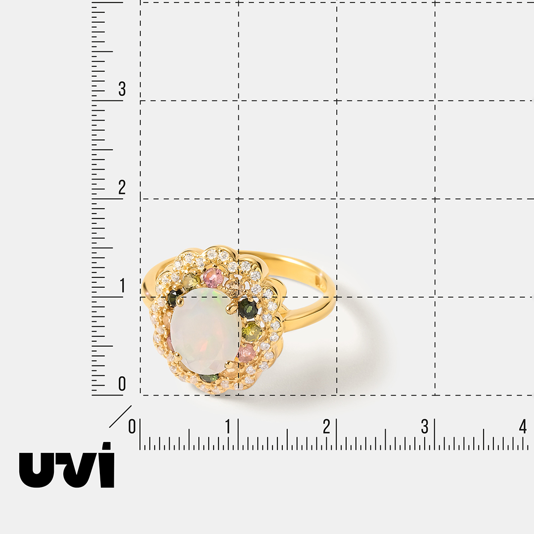 Серебряное кольцо с опалом