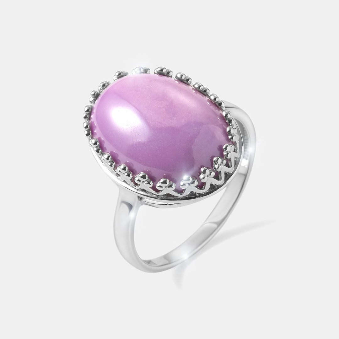 Серебряное кольцо с фосфосидеритом