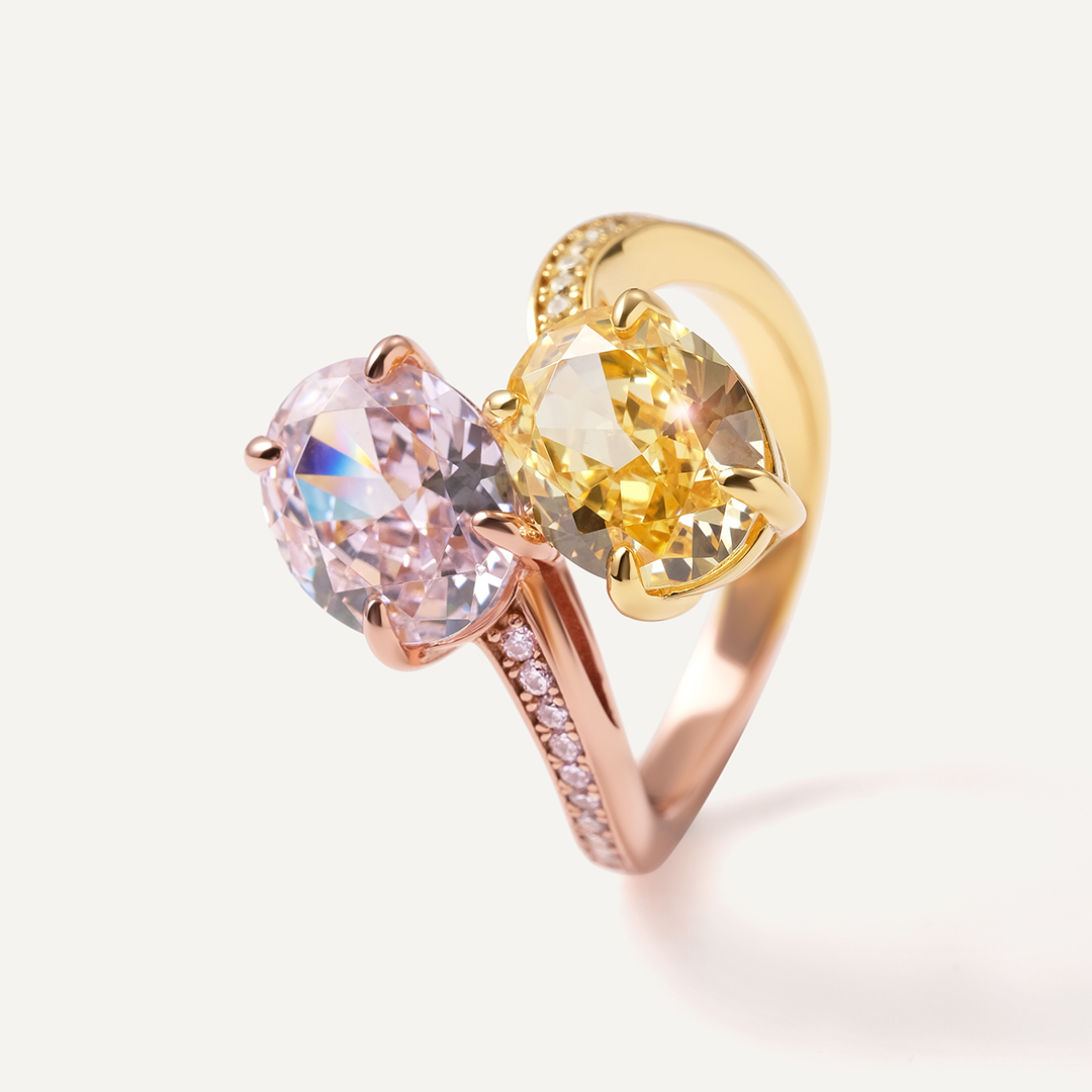 Серебряное кольцо с кубическим цирконием