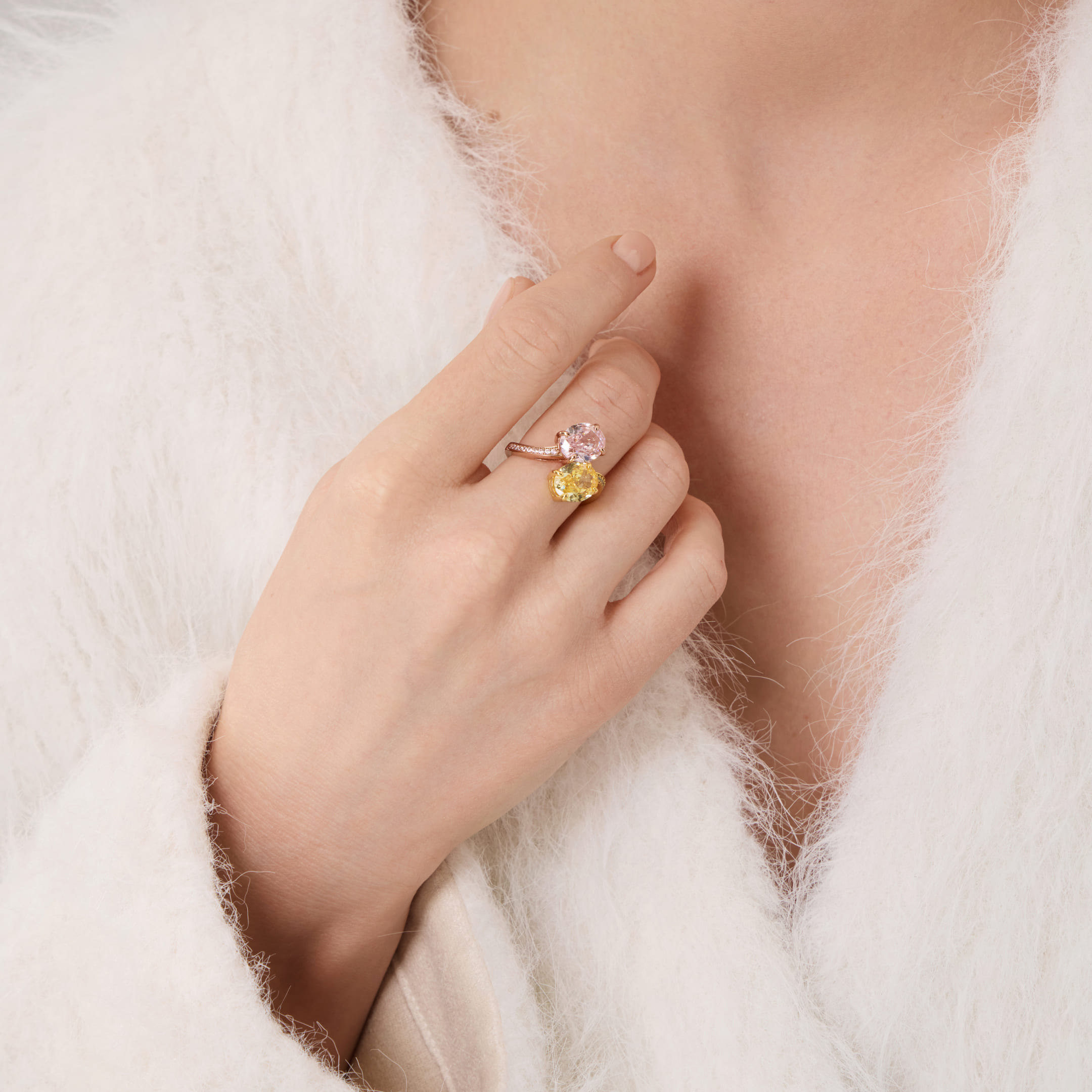 Серебряное кольцо с кубическим цирконием