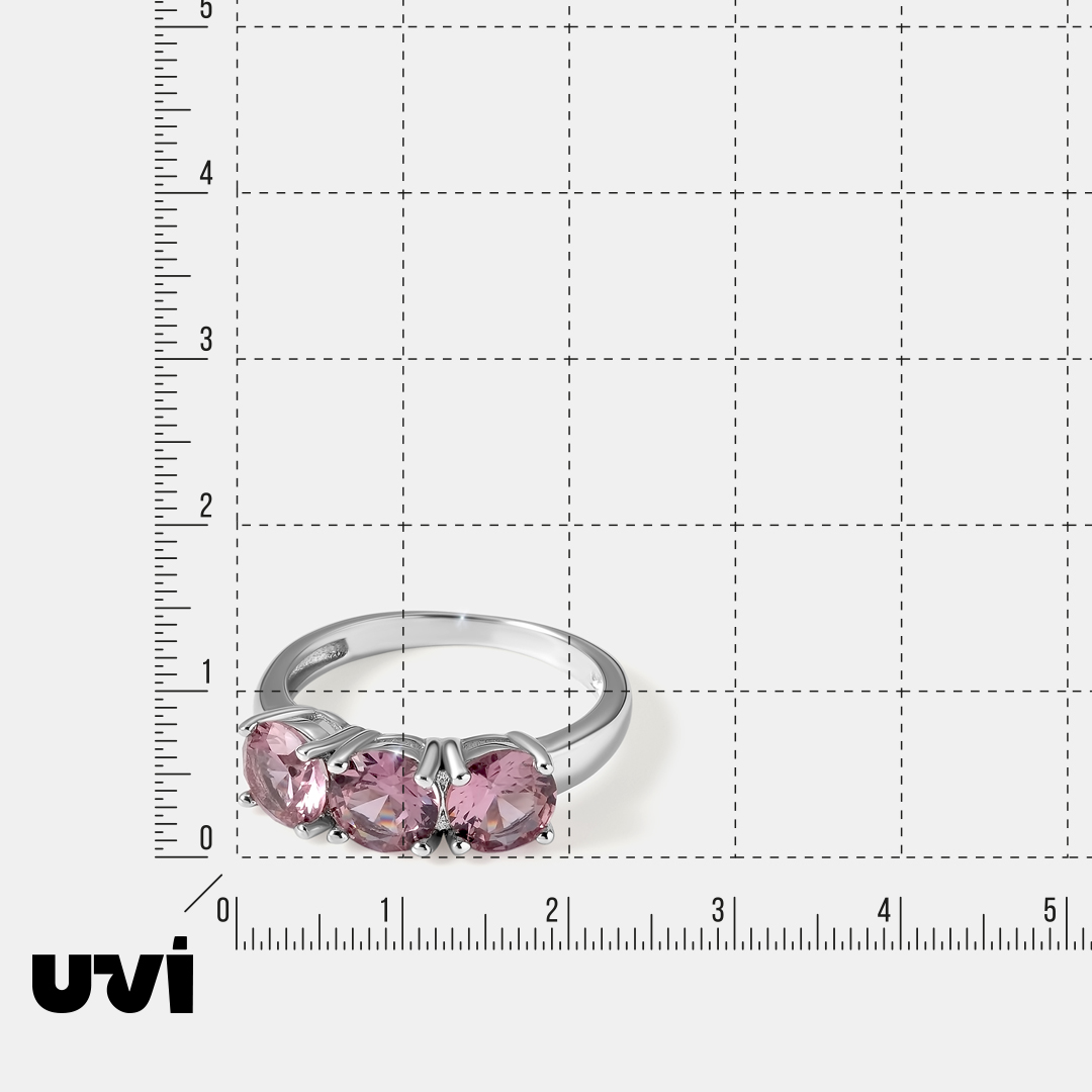 Серебряное кольцо с султанитами