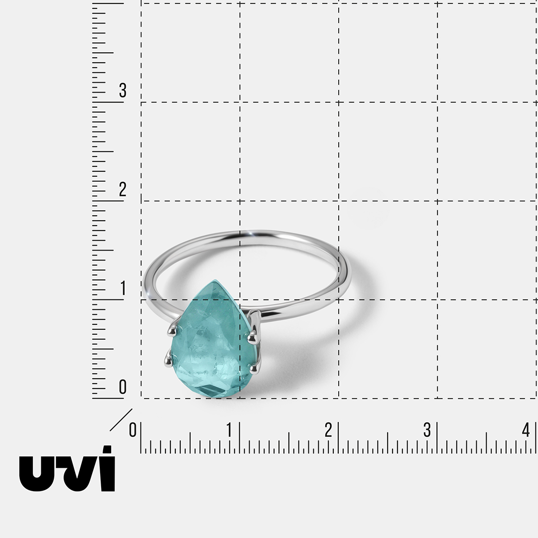 Серебряное кольцо с горным хрусталем