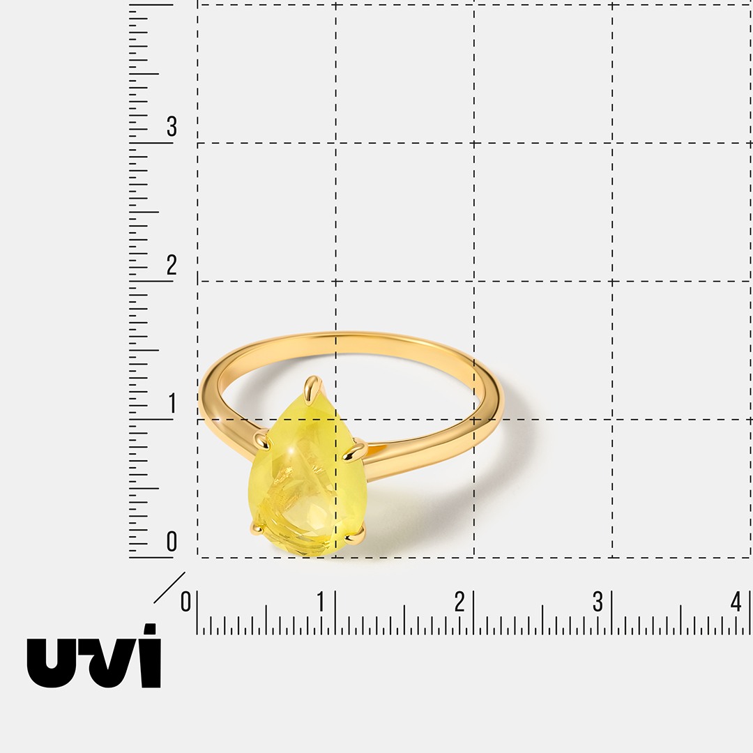Серебряное кольцо с горным хрусталем