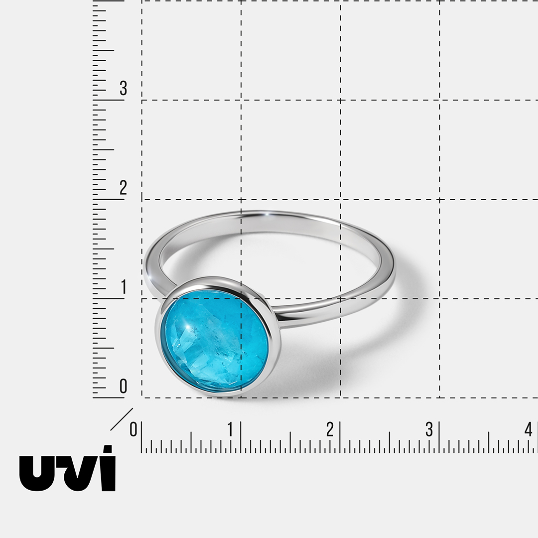 Серебряное кольцо с горным хрусталем