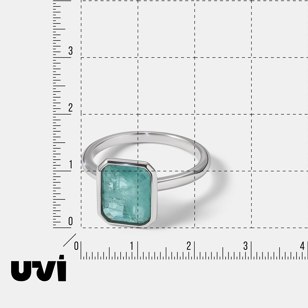 Серебряное кольцо с горным хрусталем