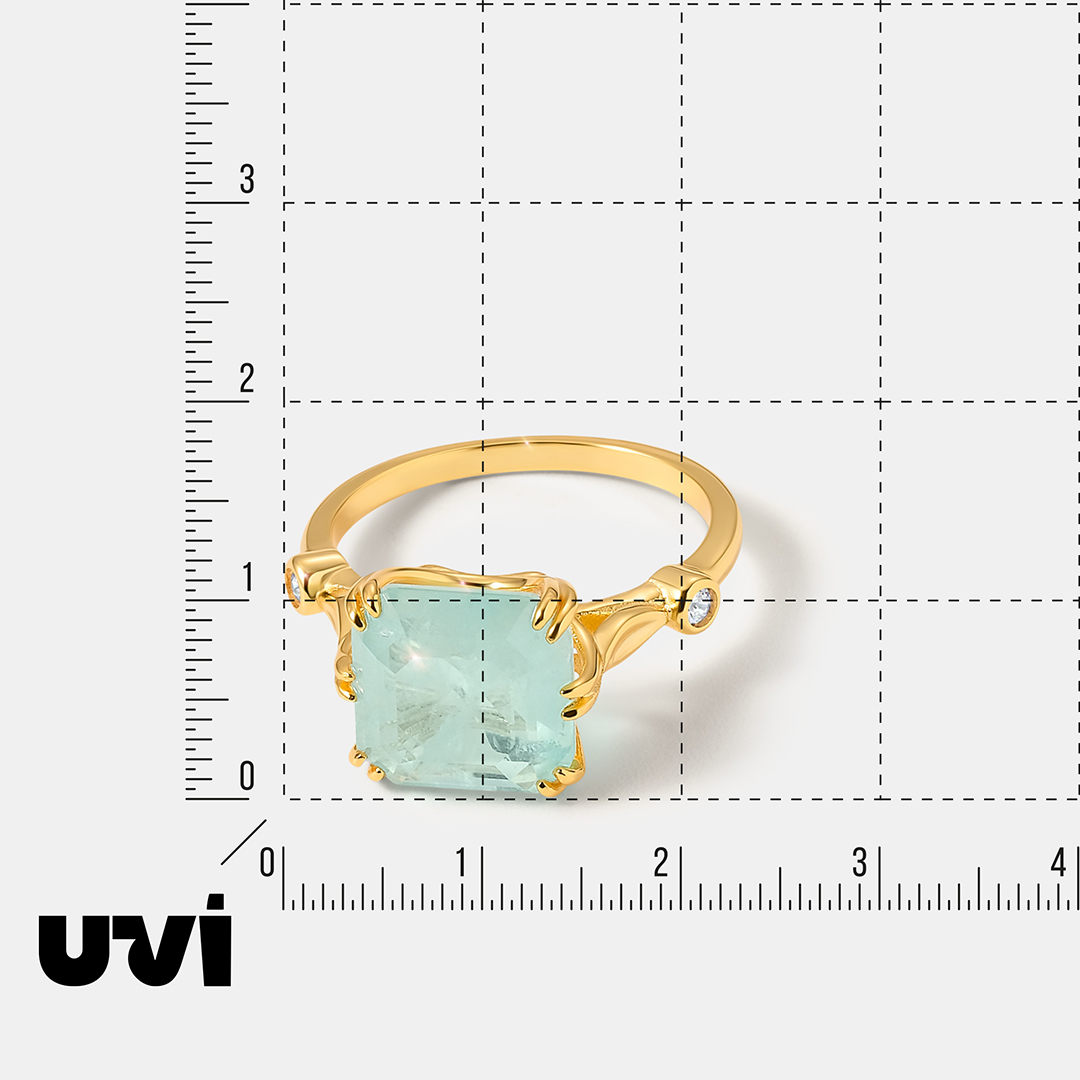 Серебряное кольцо с горным хрусталем