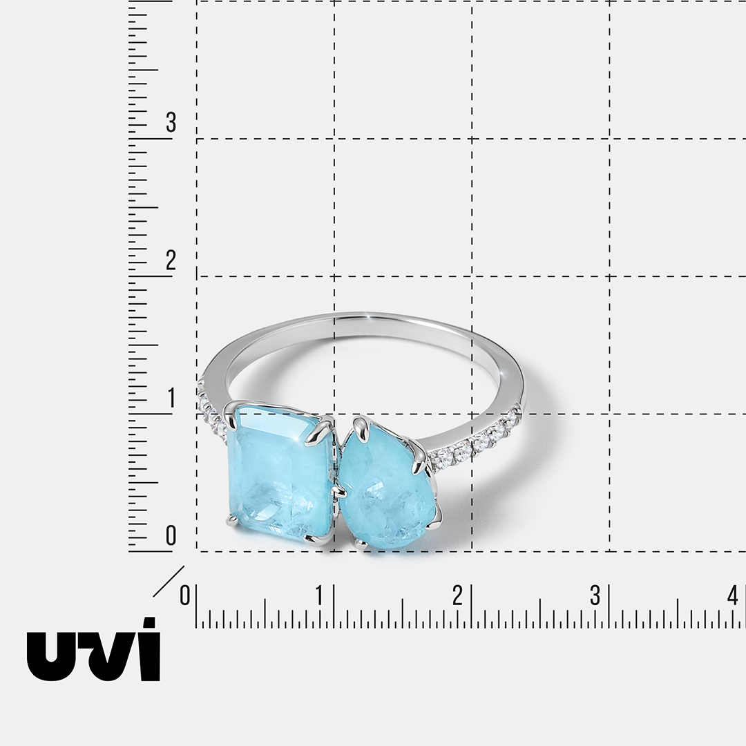 Серебряное кольцо с горным хрусталем