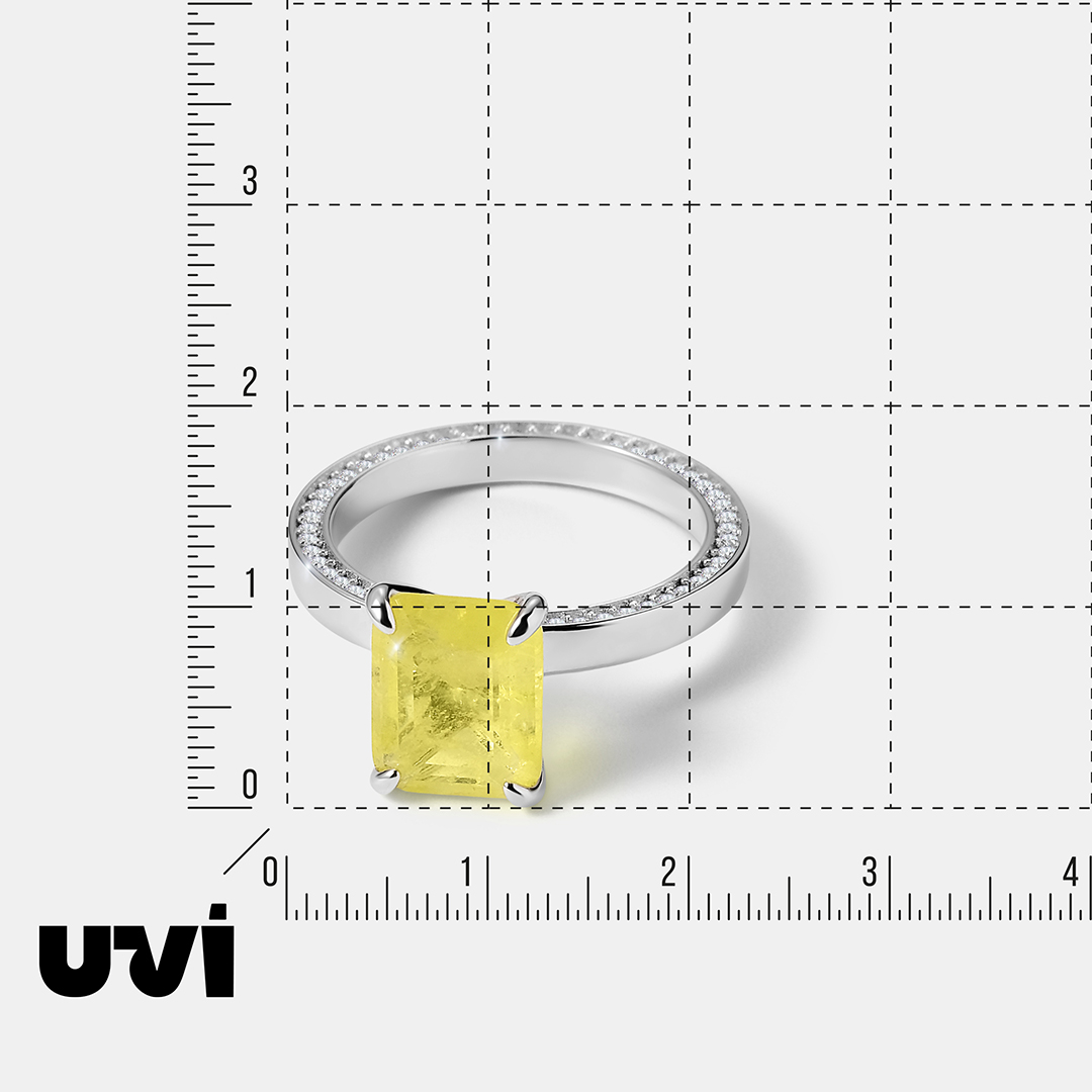 Серебряное кольцо с горным хрусталем