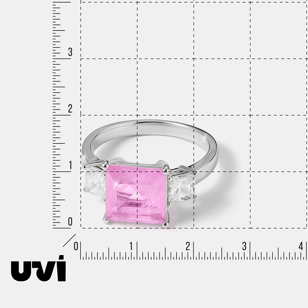 Серебряное кольцо с горным хрусталем