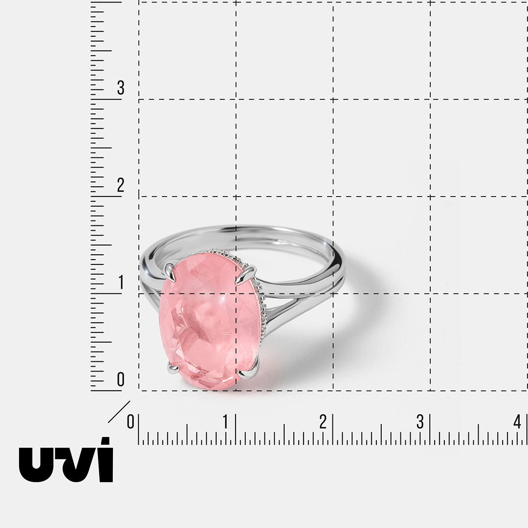 Серебряное кольцо с горным хрусталем