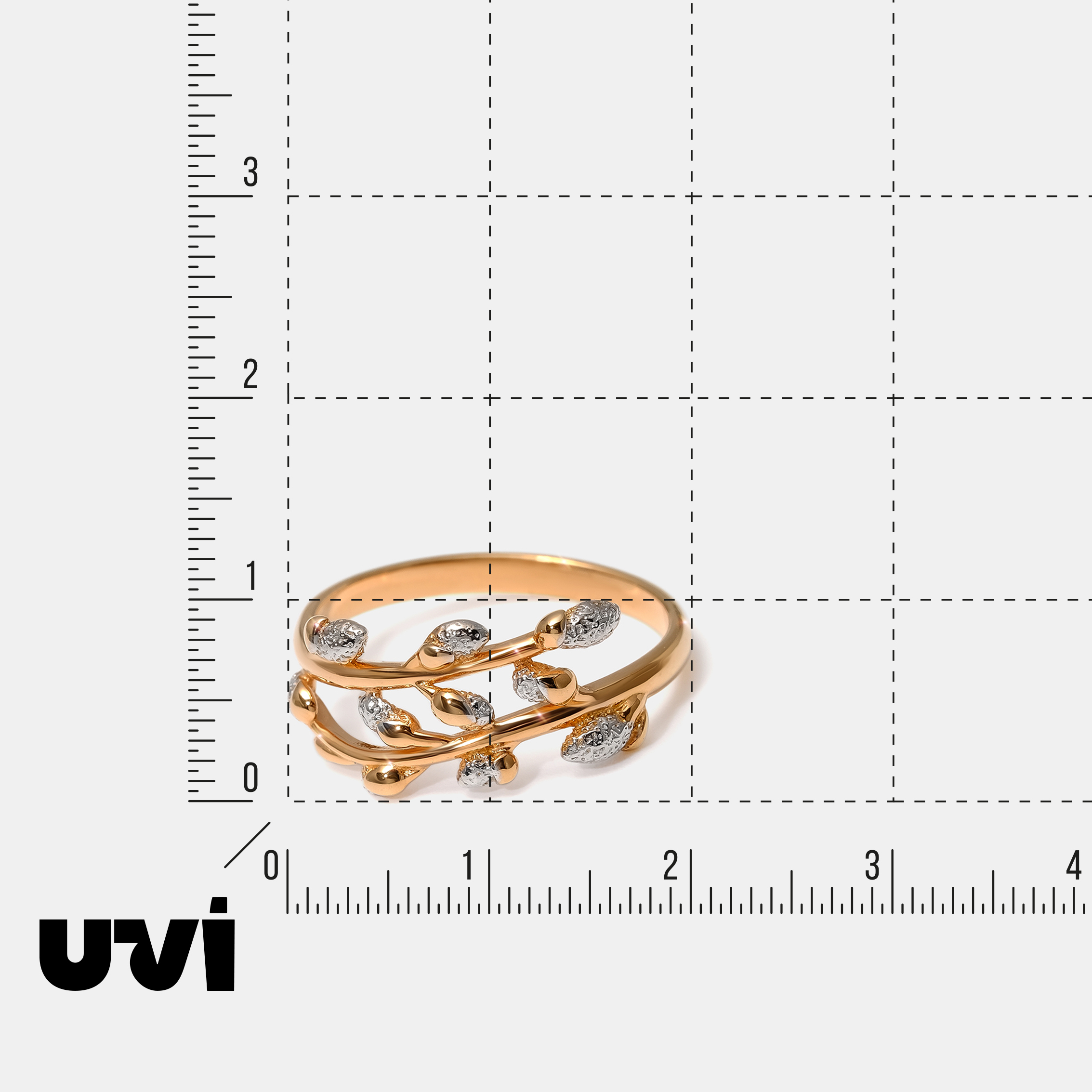 Серебряное кольцо "Верба"